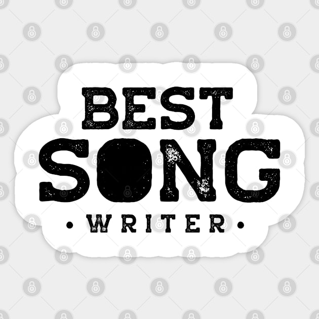 Compose Songwriter Songwriting Song Composer Sticker by dr3shirts